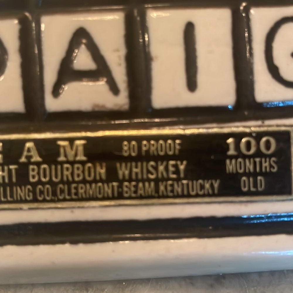 Republican National Campaign Kentucky Beam 100 months old bottle. Original Label - Picture 11 of 11